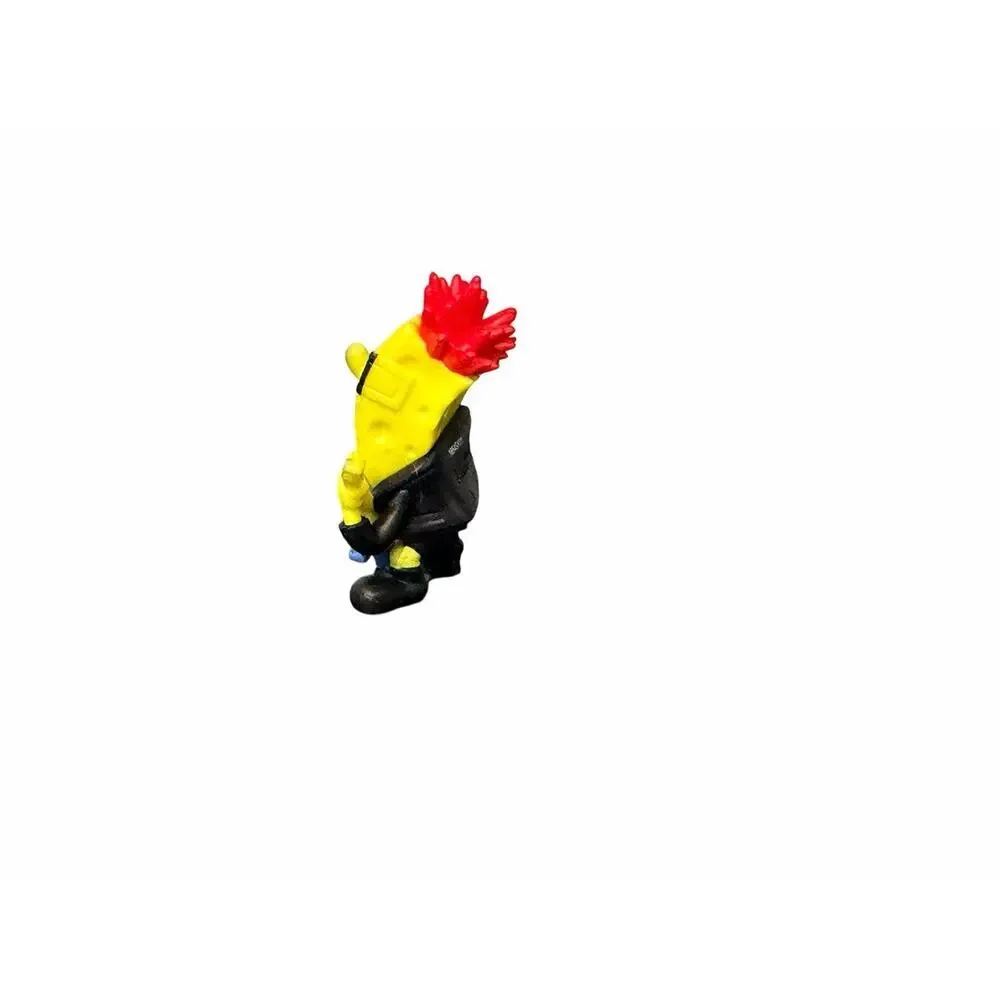 2" SpongeBob SquarePants Rocker Mini Figure Nickelodeon Cake Topper PVC Guitar - Picture 3 of 6
